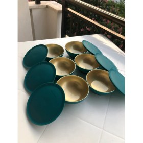 Resim Tupperware Berrak Kase 6 Lı (Zümrüt Yeşili Gold) 
