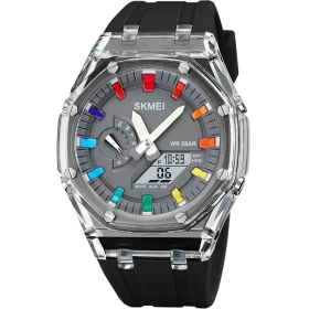 Resim Skmei Erkek 2100 Renkli Spor Tasarım LED Kol Saati 