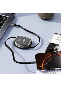 Resim Go-des Gd-uc682 Type-c To Type-c Makaralı Data Ve Şarj Kablosu 100w Siyah Siyah 
