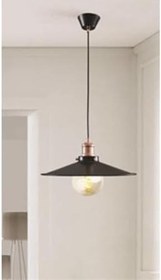 Resim Rsylight Retro Metal Sarkıt Avize 30 Cm Mat Bakır 