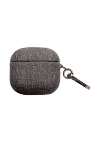 Resim Pıılı Apple Uyumlu AirPods 4.nesil Kumaş Case Kulaklık Kılıfı Kahverengi 