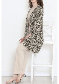 Resim Desenli Kimono Leopar1 - 1658.1095. Çok Renkli 