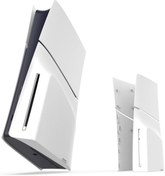 Resim Konsol İstasyonu Playstation 5 Slim CD VERSİYON Uyumlu Beyaz Dış Kasa - Yedek Parça Kasa Değişim Seti 
