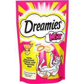 Resim Dreamies Mix Sığır Etli Yavru ve Yetişkin Kedi Ödülü 60 Gr 