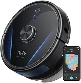 Resim Anker eufy Clean LR30 Hybrid Akıllı Robot Süpürge ve Paspas, iPath Lazer Navigasyon, 3.000 Pa Ultra Güçlü Emiş, Çok Katlı Haritalama, Gelişmiş Uygulama Kontrolü, Alexa ile Uyumlu -siyah 