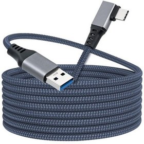 Resim Oculus Quest İle Uyumlu Kablosu 6mt, 5gbps Usb Veri Aktarımı, Şarj Usb-c, Quest 2 Uyumlu Usb Type-c Sku: Smg8690010059864 