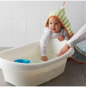 Resim Yumuşak Kenarlar Kayma Önleyici 71x43x20 Cm Bebek Küveti Lattsam 