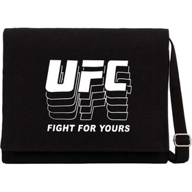 Resim UFC FG Siyah Kanvas Postacı Çantası - Siyah 