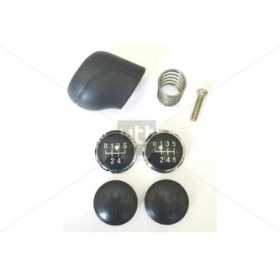 Resim Ytt 13213 Vites Topuzu Tek 2 Siyah 2 Krom Kapaklı T4 7H0711113 