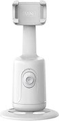 Resim JNJOOD Telefon Otomatik Yüz İzleme Gimbal Sabitleyici 360 ° Döndürme Masaüstü El Gimbal Telefon Tripod Canlı Akış için-B 