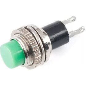 Resim Genel Markalar 10mm Mini Diafon Buton - Normali Açık (NO) - YEŞİL 