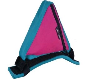 Resim Bisiklet Üçgen Kadro Çanta - Pembe/yeşil Taiwan 