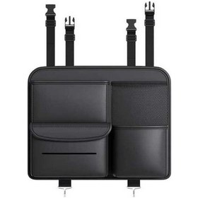 Resim Tongxida Anti Tekme Pedi Araba Koltuk Geri Asılı Çanta Tutucu B Black Small 