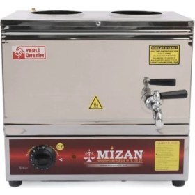 Resim mizan Çay Semaveri Çay Kazanı 19LT Elektrikli 2 Hazneli (Demlik Dahil Değildir) 