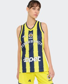 Resim Fenerbahçe Basketbol 2025/26 Adidas Kadın Çubuklu Forma - Çok Renkli / M 