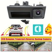 Resim Meridiangoods For Vw For Audı X Dynamic Camera Geniş Açılı Hd Geri Görüş Kamerası Dinamik Park Çizgili 170 Gece Görüş 