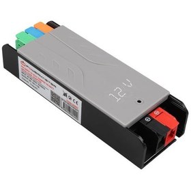 Resim Herz 12 Volt 3 Amper 36 Watt Slim Metal Kasa Adaptör Voltaj Göstergeli 128x42x27mm 
