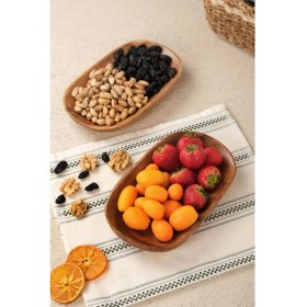 Resim Nicole - 2 Adet Akasya Oval Kase 