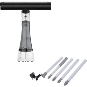 Resim Airstorr Cam Silme Robotu Hazneli Başlıklı Yeni Şarjlı Vakumlu Cam Ayna Silme ve Temizleme Makinesi 