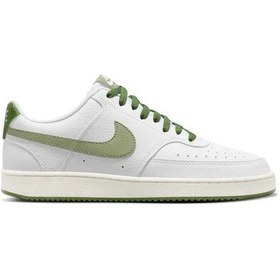 Resim Nike Court Vision Lo White Green Sneaker Günlük Erkek Spor Ayakkabı Beyaz Yeşil Beyaz - Açık Yeşil 