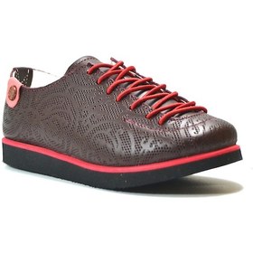 Resim Mini Angel 211 Deri Bordo Lastik Bağ Casual Kız Çocuk Ayakkabı Bordo 