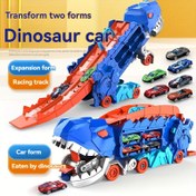 Resim T-Rex Dönüştürülebilir Pist Planörü, Doğum Günü Tatil Hediyesi. 