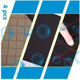 Resim Honeybeeshop Byd Dolphin Ev 2021-2025 Xpe Evrensel Taban Halısı Siyah Kırmızı Dayanıklı İç Mekan Koruma 