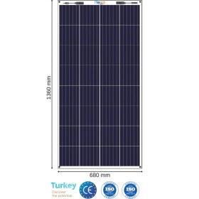 Resim FleXa 190 Watt Esnek Güneş Paneli FXM-190 Beyaz 