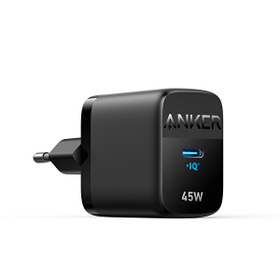 Resim Anker 313 Samsung PPS Destekli 45W USB-C Şarj Cihazı - A2643 - Siyah 