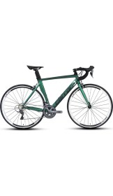 Resim Carraro Race 022 28 Jant 16 Vites Kumpas Fren 56 cm Yol Bisikleti - Mat Mavi, Yeşil, Mor (Bukelamun) 