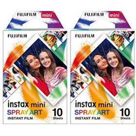 Resim Fujifilm Instax Mini Spray Art 10x2 Film Seti 
