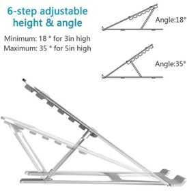 Resim Storemax Masa Için Ayarlanabilir Dizüstü Bilgisayar Standı 11-16 Inch 