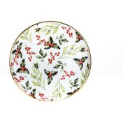 Resim Marianna Yeşil Çiçek Pasta Tabağı 6'lı 21 Cm 