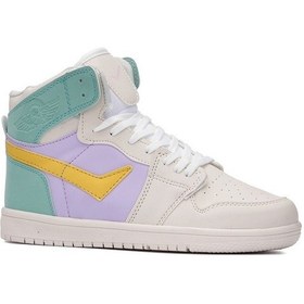 Resim Günlük Unisex Sneaker Bağcıklı Hafif Kaymaz Taban Spor Ayakkabı 