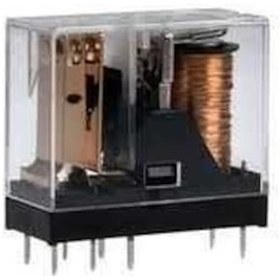 Resim Herbirivar 24V Çift Kontaklı Role Hls-14F3L-Dc24V-C 