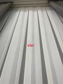 Resim Tül Perde Brillant Simli Bambu Ağır Gramajlı 