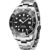 Resim Hanyang Siyah Lıge Orijinal Kuvars Erkek Izle Üst Marka Paslanmaz Erkek Saatler Su Geçirmez Kol Saati Aydınlık Takvimli Saat Relogio Masculino (Yurt Dışından) 