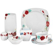 Resim Korkmaz Bonjour Collection28 Parça Kare Kahvaltı Seti A8613 