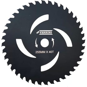 Resim Ferrino 4d Yüksek Kaliteli Siyah Elmas Bıçak Daire Testere Motorlu Tırpan 