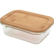 Resim Excellent Houseware Bambu Kapaklı Saklama Kabı - 640 ml 