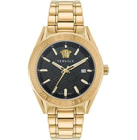 Resim Versace Quartz Erkek Kol Saati Vrscve6a00623 Altın - Mavi 
