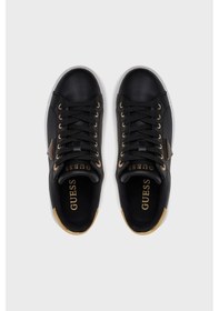 Resim Guess Bayan Ayakkabı Fljd12 Lea12 Blkgo Siyah Siyah 