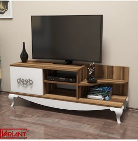 Resim Variant Variant Sultan Tv Sehpasi Tv Ünitesi (Ceviz-Beyaz) 