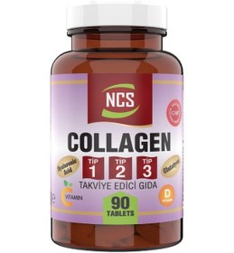 Resim Ncs Hidrolize Collagen Kolajen Type Tip 1-2-3 Hyalu 90 Tablet 