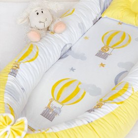 Resim Yatak Ve Ortopedik Yastik Duz Sari Ve Parasut 