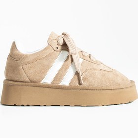 Resim Sivarro Monte Kadın Sneaker Hafif Premium Tasarım - Vizon 