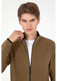 Resim U.S. Polo Assn. Erkek Haki Basic Polar Hırka 50298066-VR027 
