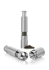 Resim Karabiber Tuz Baharat Öğütücü Otomatik Basmalı Baharat Öğütücü 