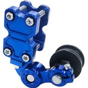 Resim Motosiklet Zincir Regülatörü, Evrensel Tensioner, Alüminyum Gövde, Atv/off-road Uyumlu, Mavi 
