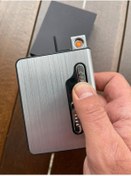 Resim Usb Şarjlı Çakmaklı Sigara Tabakası 